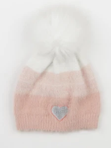 Vertbaudet - bonnet rose - 2/3 ans