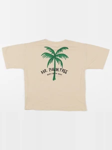 Zara - tee-shirt imprimé au dos beige - 8 ans