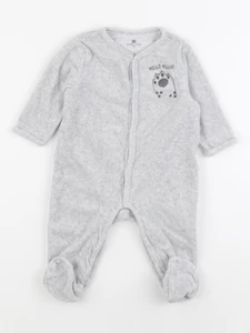 La Redoute - pyjama velours gris - 9 mois