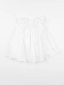 Jacadi - robe blanc - 6 mois