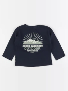 Vertbaudet - tee-shirt bleu - 2 ans