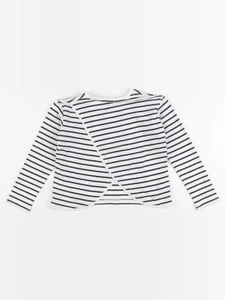 IKKS - tee-shirt blanc, bleu - 6 ans