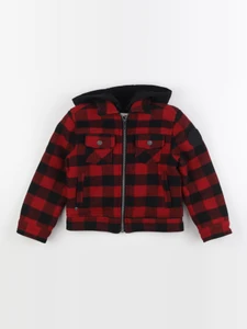 IKKS - veste doublé rouge, noir - 5 ans
