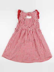 Vertbaudet - robe blanc, rouge - 10 ans