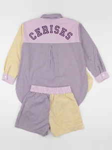 Le temps des cerises  - ensemble multicolore - 10 ans