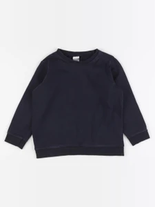 H&M - sweat bleu - 3/4 ans