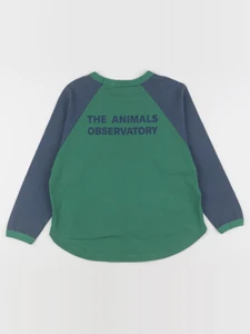 The animals observatory - tee-shirt imprimé au dos vert, bleu - 8 ans