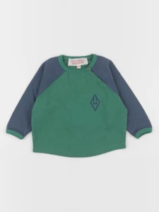 The animals observatory - tee-shirt imprimé au dos vert, bleu - 6 mois
