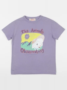 The animals observatory - tee-shirt violet - 8 ans