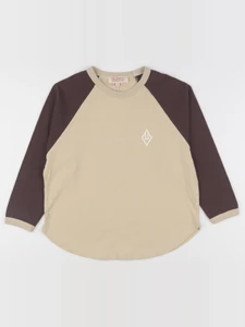 The animals observatory - tee-shirt imprimé au dos marron, beige - 8 ans