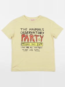 The animals observatory - tee-shirt jaune - 8 ans