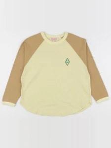 The animals observatory - tee-shirt imprimé au dos jaune, marron - 8 ans