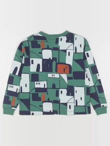 The animals observatory - tee-shirt vert, bleu - 8 ans