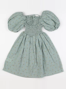 Buho - robe vert, or - 4 ans