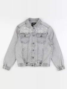 IKKS - veste imprimé au dos gris - 12 ans
