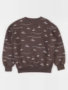 The animals observatory - sweat marron - 8 ans