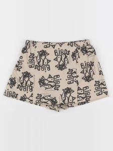 The animals observatory - jupe short beige, noir - 8 ans