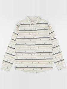 The animals observatory - chemise blanc, jaune - 8 ans