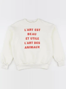 The animals observatory - sweat beige - 8 ans