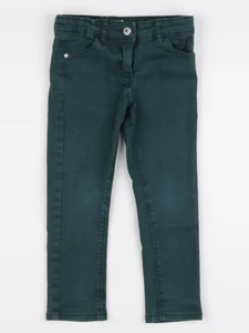 Vertbaudet - pantalon vert - 3 ans
