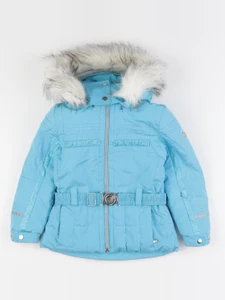 Poivre Blanc Ski - manteau de ski imprimé au dos bleu - 4/5 ans