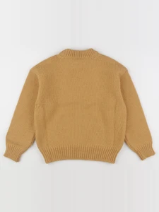 The animals observatory - Flower Bull Kids Sweater Beige - 3 ans