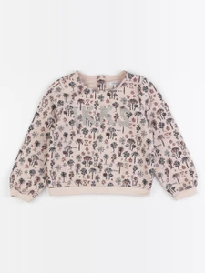 IKKS - sweat imprimé au dos rose - 3 ans