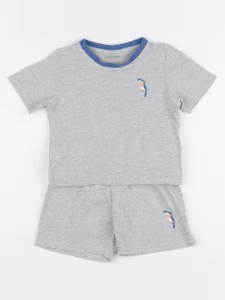 Vertbaudet - pyjama coton gris - 3 ans