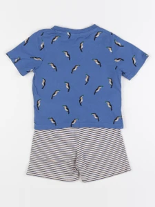 Vertbaudet - pyjama coton bleu - 3 ans