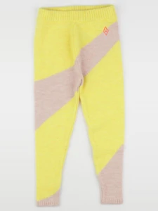 The animals observatory - Bicolor Crow Kids Pants Yellow - 8 ans