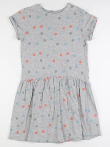 Vertbaudet - robe gris, or - 12 ans