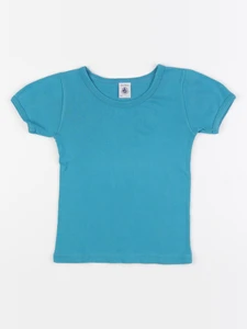 Petit Bateau - maillot de corps bleu - 5 ans