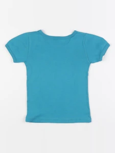 Petit Bateau - maillot de corps bleu - 5 ans