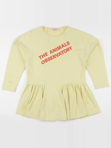 The animals observatory - robe jaune - 8 ans