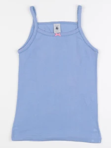 Petit Bateau - maillot de corps bleu - 8 ans