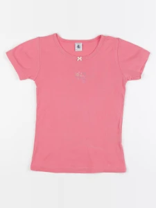 Petit Bateau - maillot de corps rose - 8 ans