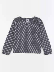 Petit Bateau - tee-shirt taupe, or - 5 ans
