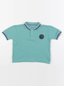 Cyrillus - polo bleu - 4 ans