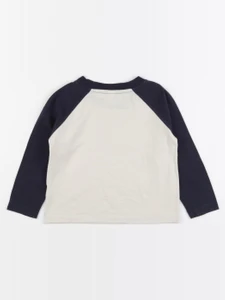 Petit Bateau - tee-shirt bleu, beige - 4 ans