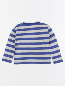 Petit Bateau - tee-shirt bleu, beige - 4 ans