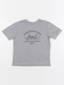 Cyrillus - tee-shirt gris - 4 ans
