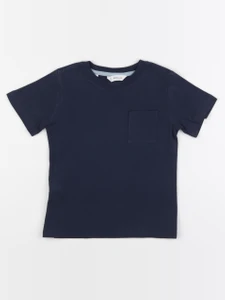 Mango - tee-shirt bleu - 3/4 ans