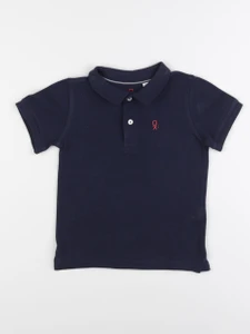 Okaidi - polo bleu - 4 ans