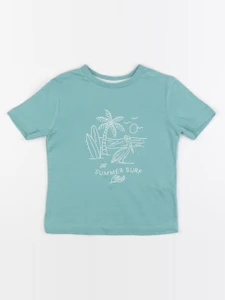 Cyrillus - tee-shirt vert - 4 ans