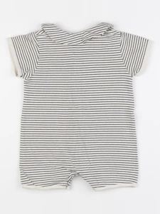 Vertbaudet - combinaison beige, bleu - 18 mois