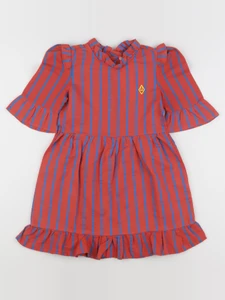 The animals observatory - robe TORTOISE rouge, bleu - 12 ans
