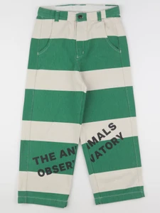 The animals observatory - pantalon CAMEL vert - 10 ans
