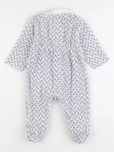Cyrillus - pyjama velours bleu - 12 mois