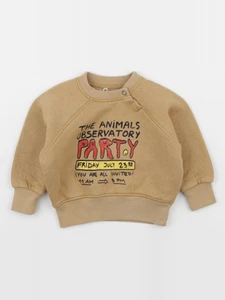 The animals observatory - sweat marron - 6 mois