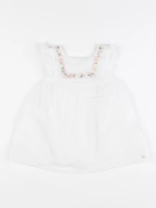 Tartine & Chocolat - blouse blanc - 1 an